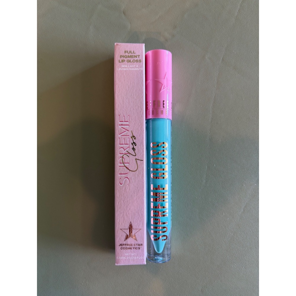 Jeffree Star Cosmetics Supreme Gloss Gloss'd In Paradise Blue Full Pigment NEW